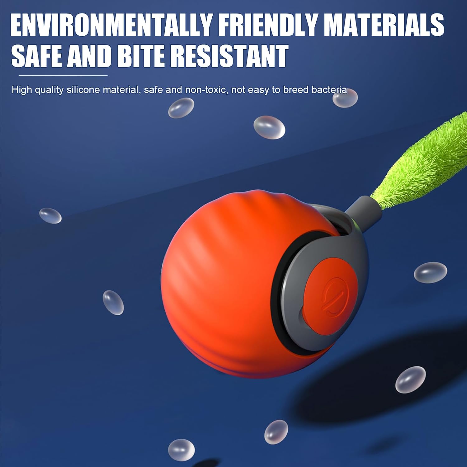 Speedy Tail 2.0 Cat Toy, 2Packs and 4 Tails Speedy Tail 2.0 Automatic Moving Cat Toys Ball, Interactive Cat Toys for Indoor Cats,Cat Toy,Two Speed Tails Adjustment (Orange + Blue) - Image 4