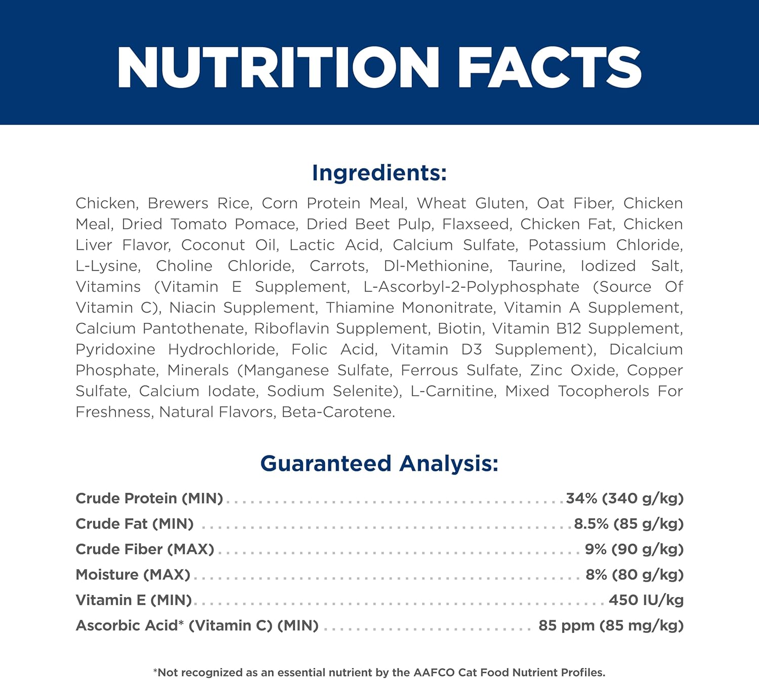 Hill's Science Diet Adult Perfect Weight Chicken Recipe Dry Cat Food 6.8 kg Bag - Image 12