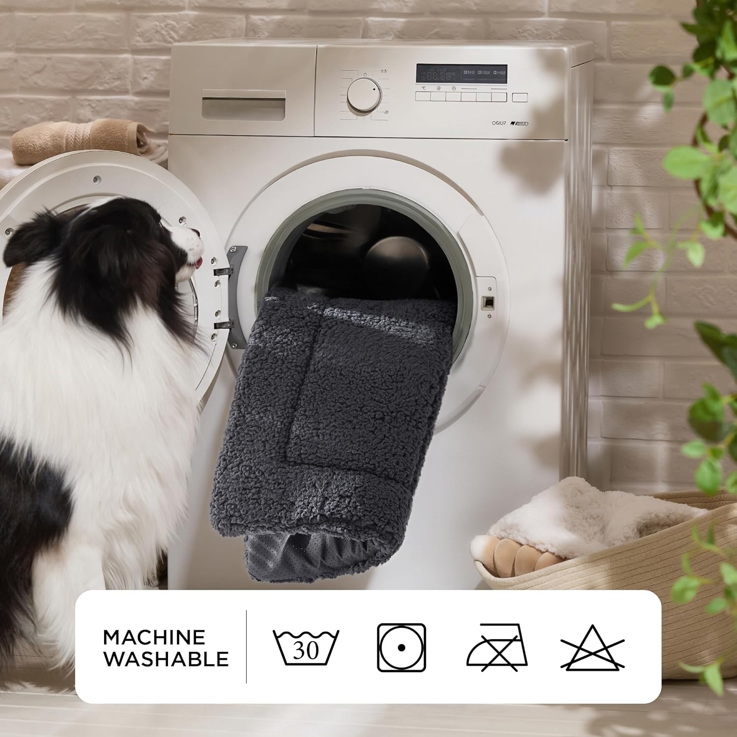 Bedsure Washable Dog Crate Bed for Large Dogs, Non-Slip Foam Floor Pet Mat, Versatile Lightweight Pet Crate Pad for Cages - Image 5