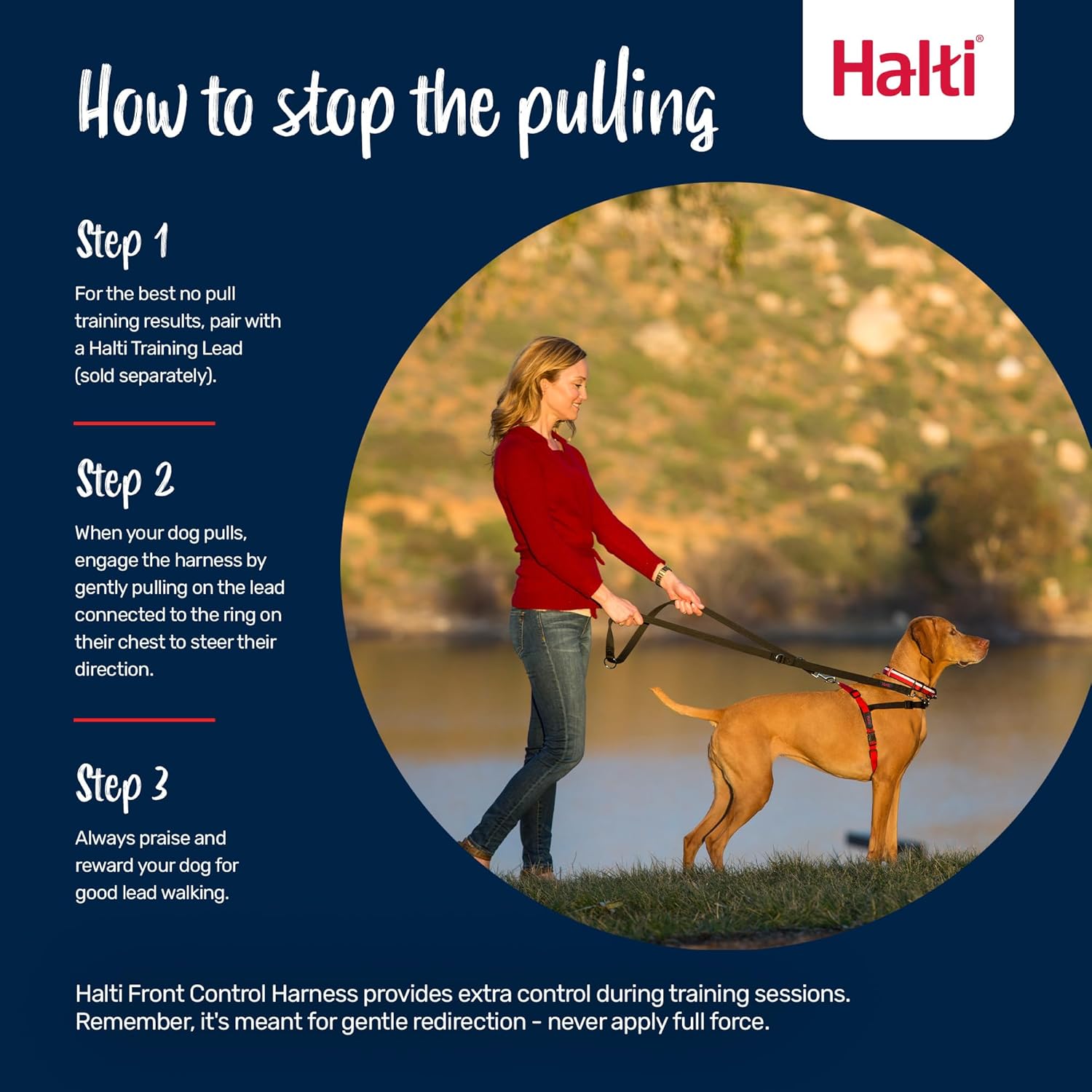 Halti Front Control Harness, Medium - Image 5