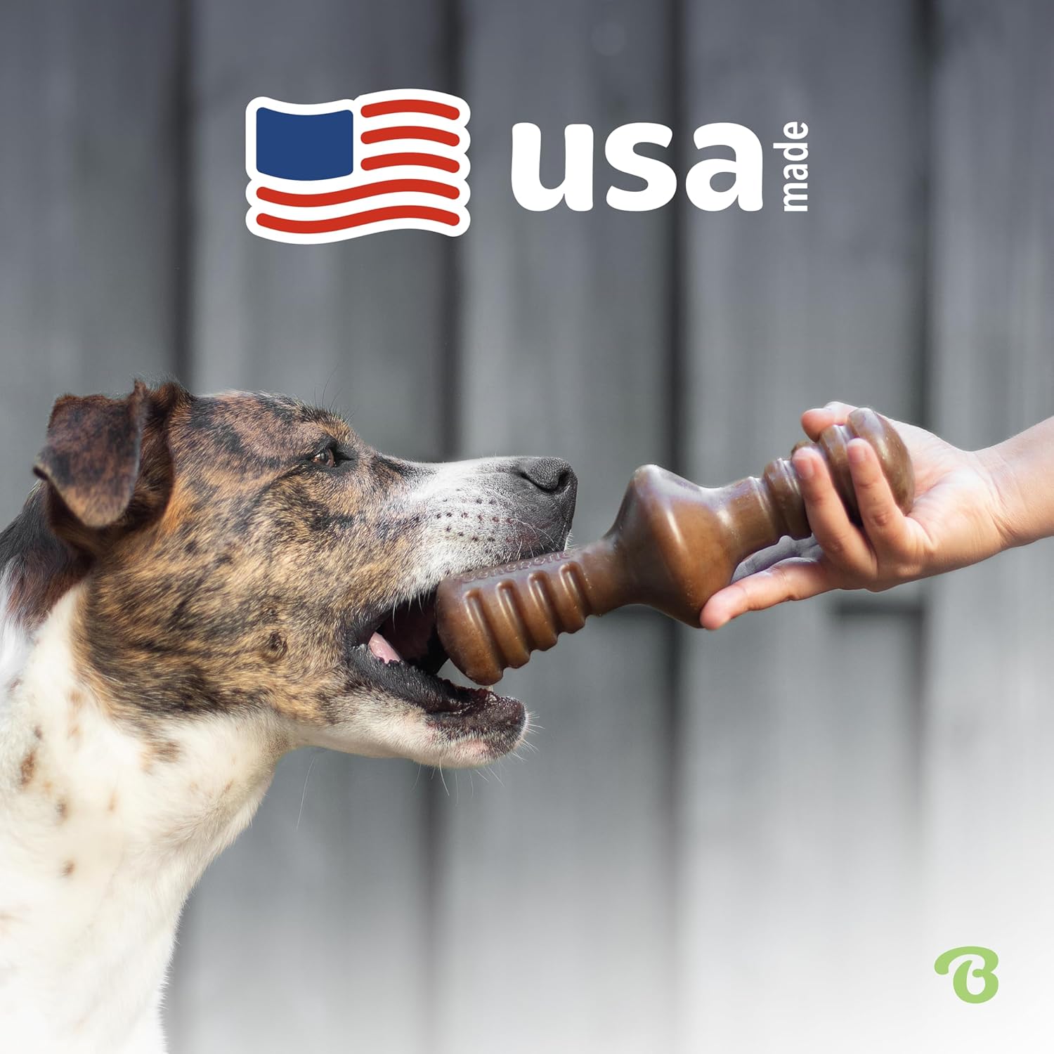 Benebone Zaggler Rolling Dog Chew Toy for Aggressive Chewers, Real Bacon, Made in USA, Medium - Image 6