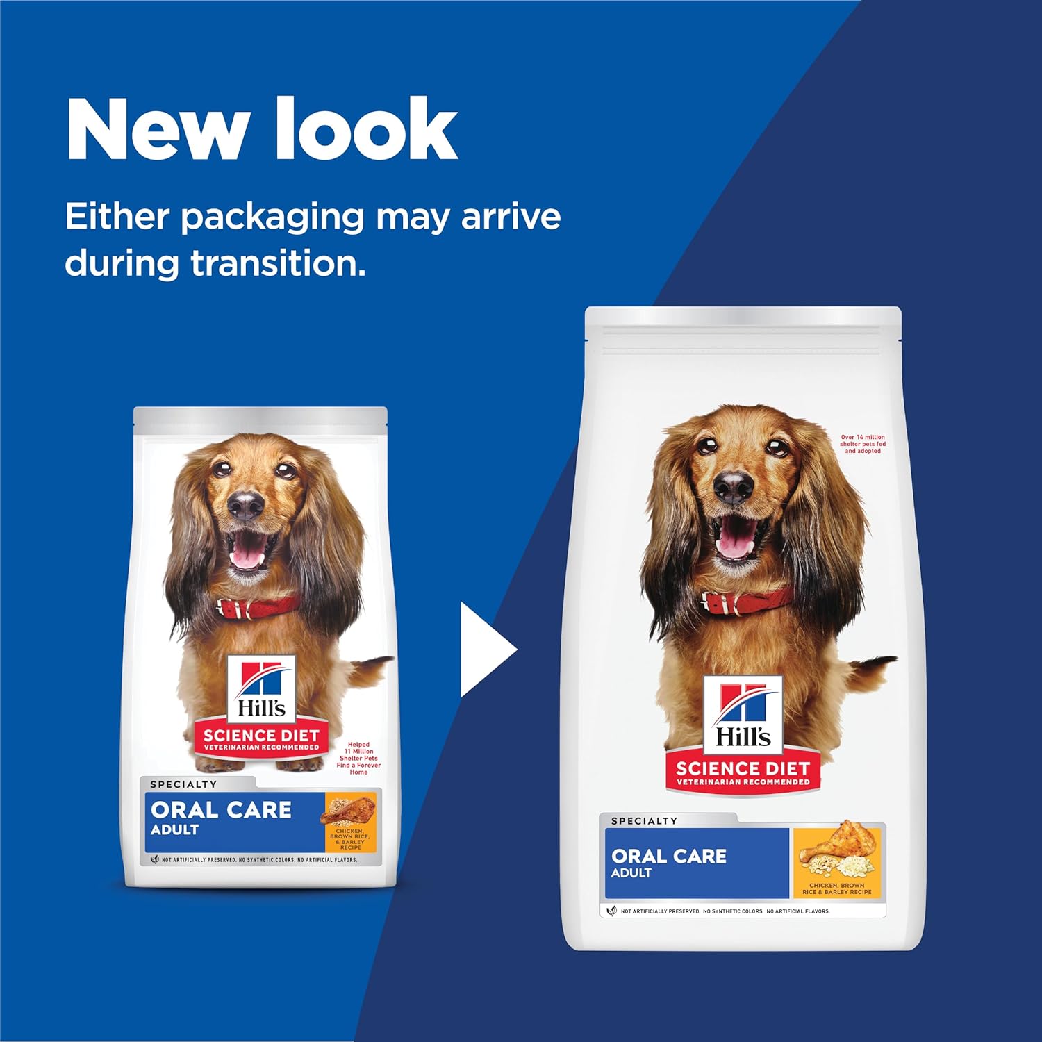 Hill's Science Diet Adult Oral Care Chicken, Rice & Barley Recipe Dry Dog Food 12.9 kg Bag - Image 5