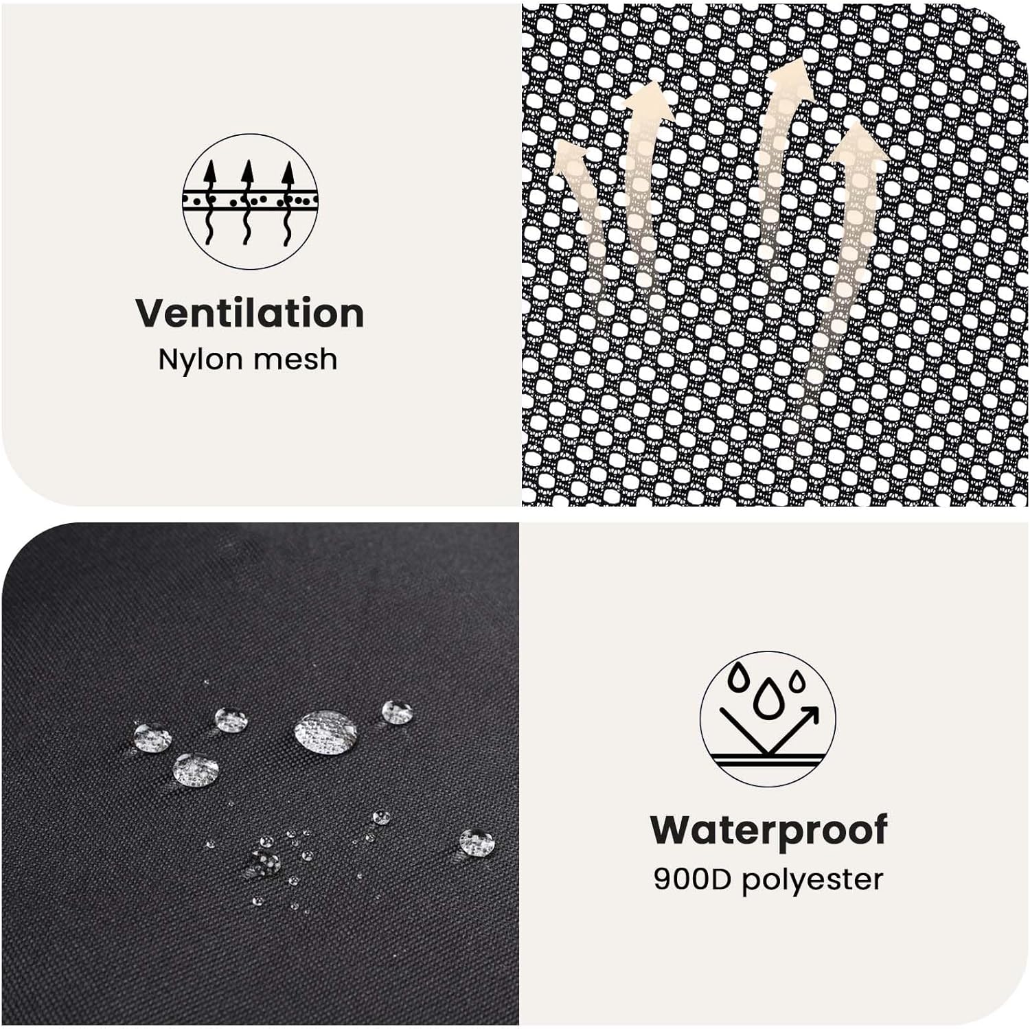 Pecute Collapsible Dog Crate for Pets<15kg, Pet Carrier Stable and Light Weight, Soft Dog Crate with Breathable Windows, Portable Dog Carrier with Curtain 61×45×52 cm (Gray) - Image 9