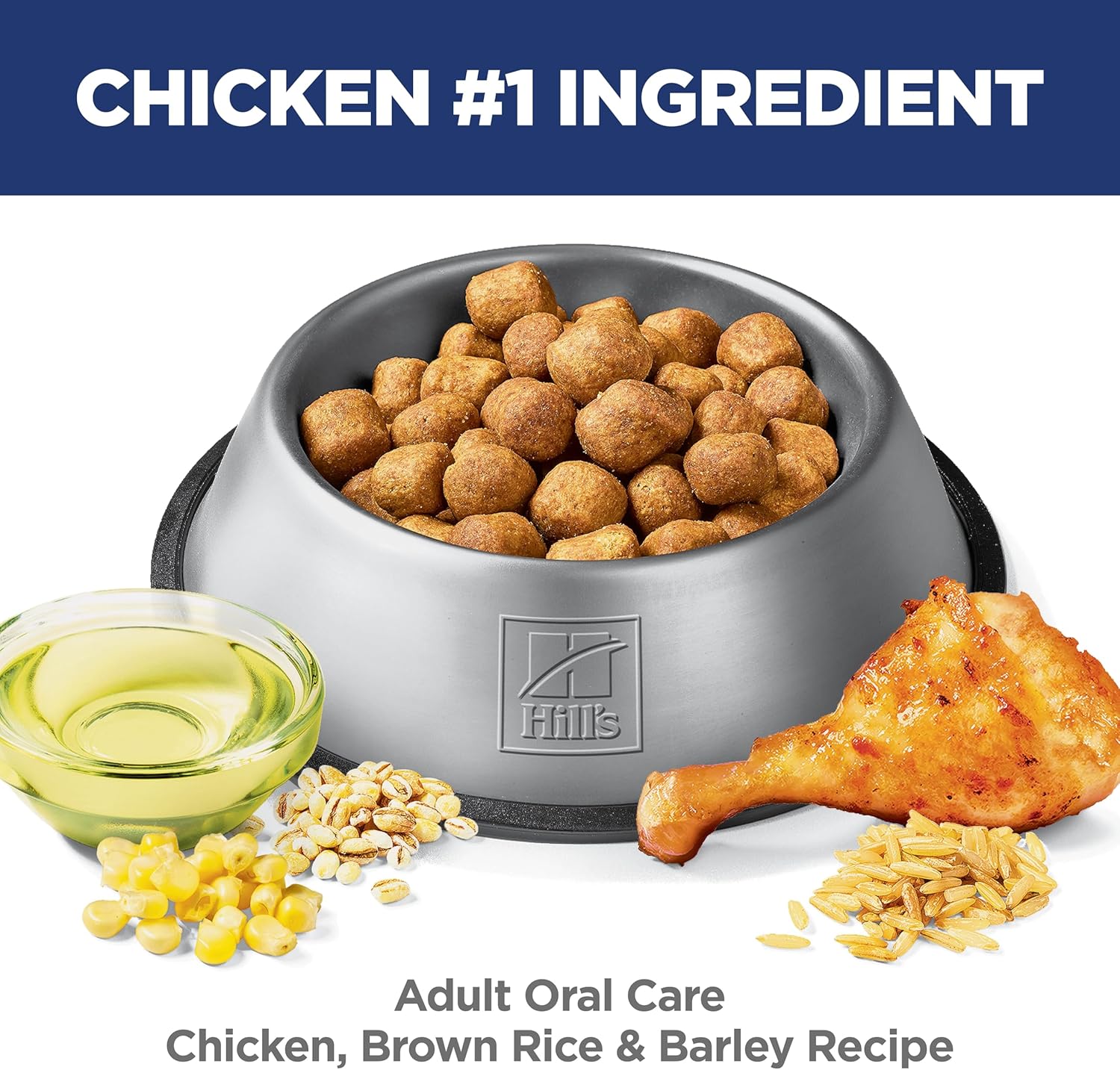 Hill's Science Diet Adult Oral Care Chicken, Rice & Barley Recipe Dry Dog Food 12.9 kg Bag - Image 6