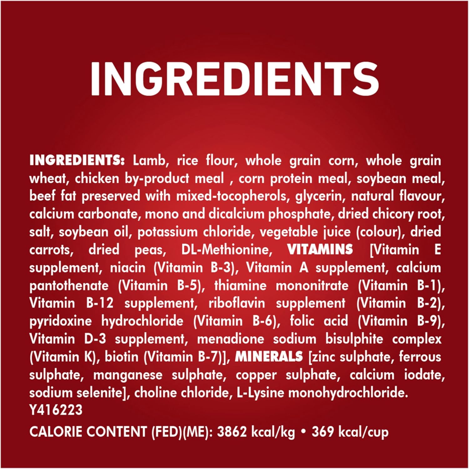 Purina ONE Dry Dog Food, Lamb & Rice - 14 kg Bag - Image 9